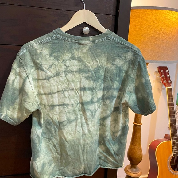 OLIVE/SAGE GREEN TIE DYED SHIRT - Picture 3 of 3